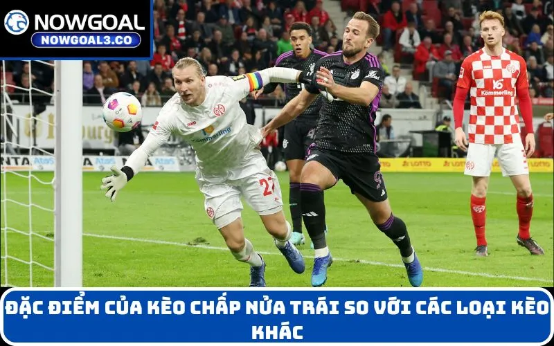 Đặc điểm của kèo chấp nửa trái so với các loại kèo khác