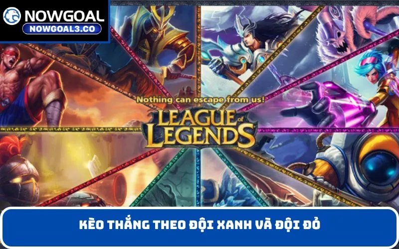 Kèo thắng theo đội xanh và đội đỏ